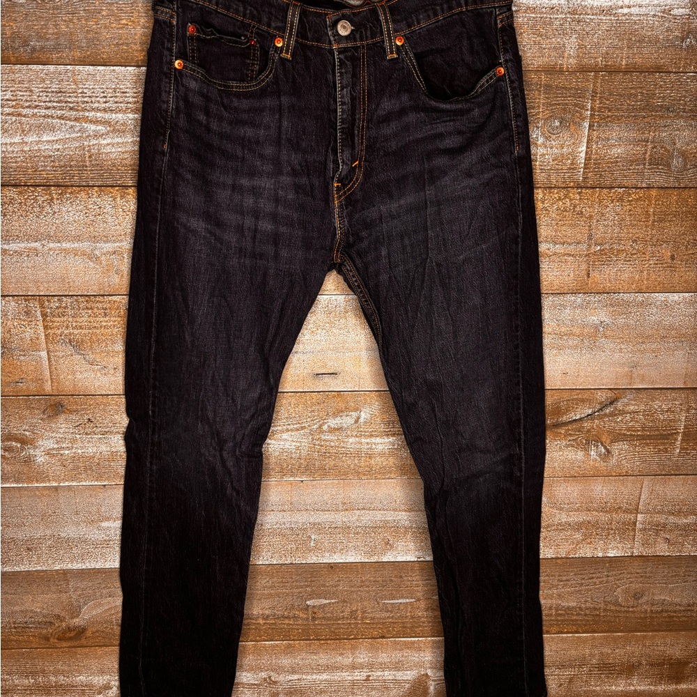 Levi’s 505 mens dark wash Jeans 33 by 32